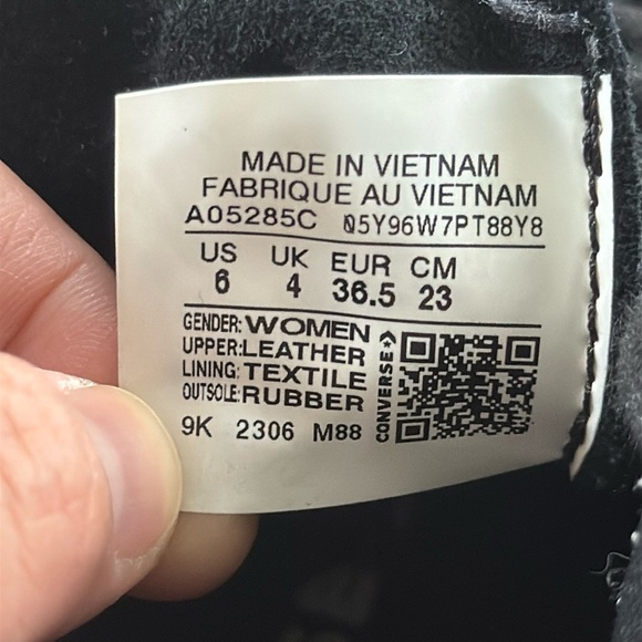 Converse Chuck Taylor All Star Modern Lift Platform Mono Suede Black - Picture 13 of 15